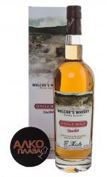 Welche`s Distillery G.Miclo Single Malt Tourbe gift box - виски Велшес Дистеллери Ж.Микло Сингл Молт Турбе 0.7 л в п/у