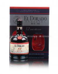 El Dorado 12 years - ром Эль Дорадо 12 лет с двумя стаканами 0.7 л