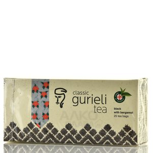 Чай Гуриели Классический черный чай с ароматом бергамота пакетированный без конверта 25 шт