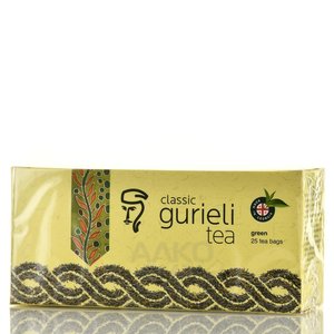 Чай Гуриели Классический зеленый чай пакетированный без конверта 25 шт