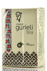 Чай Гуриели Классический черный чай с бергамотом рассыпной в карт упаковке 100 гр