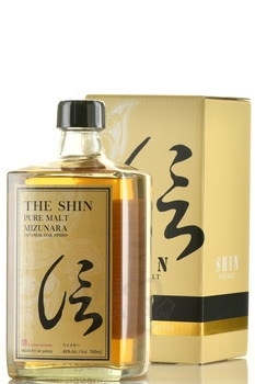 The Shin Pure Malt Mizunara Japanese Oak Finish - виски солодовый Мизунара Оук Финиш 0.7 л в п/у