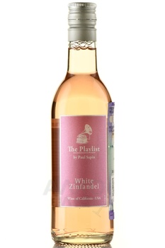 The Playlist White Zinfandel - вино Зе Плейлист Вайт Зинфандель 0.187 л розовое полусладкое