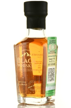 Black Whiskey - виски зерновой Блэк Виски 0.05 л