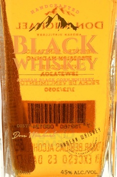 Black Whiskey - виски зерновой Блэк Виски 0.05 л