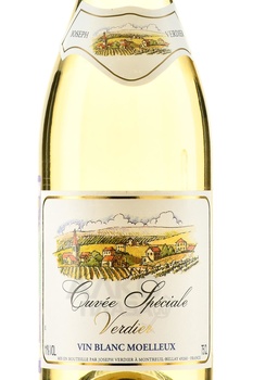 Cuvee Speciale Verdier - вино Кюве Спесьаль Вердье 2022 год 0.75 л полусладкое белое