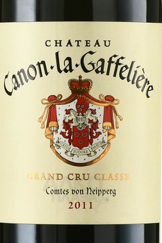 Chateau Canon La Gaffeliere Grand Cru - вино Шато Канон Ля Гаффельер Гран Крю 0.75 л 2011 год красное сухое