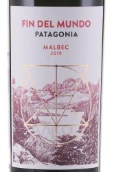 вино Фин дель Мундо Мальбек Патагония красное сухое 0.75 л этикетка
