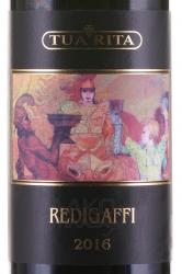 вино Редигаффи Россо Тоскана 0.75 л красное сухое этикетка