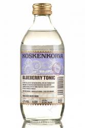 Koskenkorva Blueberry Tonic - напиток слабоалкогольный Коскенкорва Блуберри Тоник 0.33 л газированный