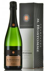 M. Hostomme Cuvee Tradition Brut Champagne AOC - шампанское М. Остом Кюве Традисьон Брют Шампань 0.75 л