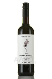Domaine de la Prade Merlot-Shiraz - вино безалкогольное Домен де ля Прад Мерло-Шираз 0.75 л красное полусладкое 