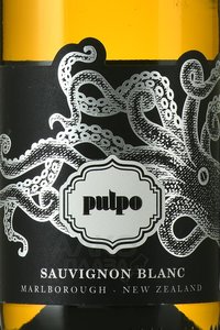 вино Пульпо Совиньон Блан 0.75 л белое сухое этикетка