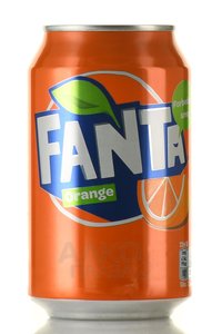 Fanta Orange - напиток безалкогольный сильногазированный Фанта Апельсин 330 мл ж/б