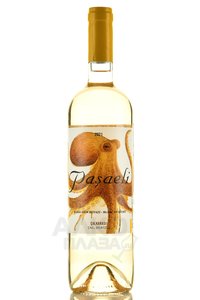 Pasaeli Blanc de Noirs Calkarasi - вино Пашаели Блан де Нуар Чалкарасы 0.75 л белое сухое