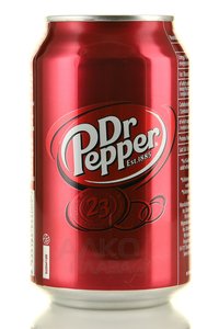 Dr. Pepper - напиток б/алк Доктор Пеппер 0.33 л ж/б