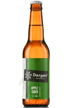 Dargett Apple Cider - сидр яблочный газированный Даргетт Эппл Сидр 0.33 л полусухой