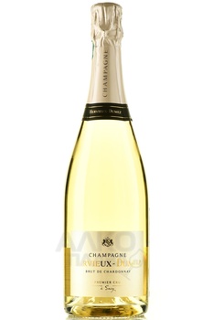 Champagne Hervieux-Dumez Brut de Chardonnay - шампанское Шампань Эрвье Дюме Брют де Шардоне 2020 год 0.75 л белое брют