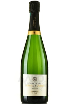 Champagne Hervieux Dumez Brut Tradition - шампанское Шампань Эрвье Дюме Брют Традисьон 2020 год 0.75 л белое брют