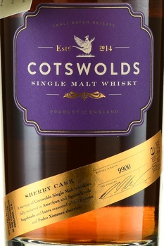 Cotswolds Sherry Cask - виски Котсволдс Шерри Каск 0.7 л в п/у