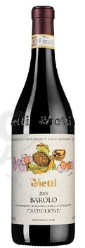 Vietti Barolo Castiglione - вино Вьетти Бароло Кастильоне 2019 год 0.75 л красное сухое