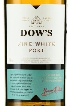Dow`s Fine White - портвейн Доуз Файн Белый 0.75 л