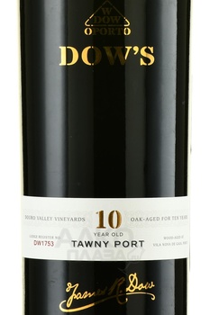 Porto Dow`s 10 Years Old Tawny Gift Box - портвейн Доуз Тони 10 лет 0.75 л в п/у