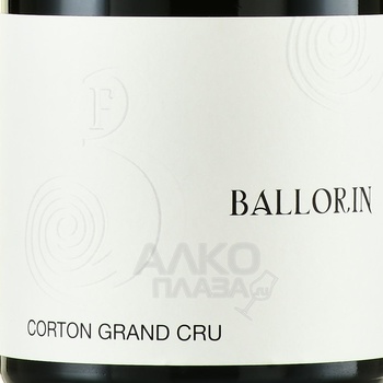 Ballorin Corton Grand Cru - вино Баллоран Кортон Гран Крю 2020 год 0.75 л красное сухое