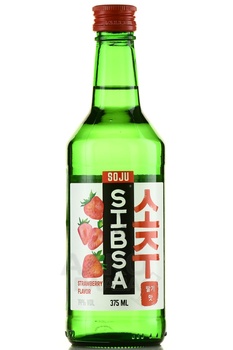 Sibsa Soju - Соджу Сибса со вкусом клубники 0.375 л