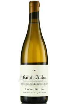 Arnaud Baillot Saint-Aubin Sur le Sentier du Clou Premier Cru AOC - вино Арно Байо Сен-Обен Сюр ле Сентье дю Клу Премье Крю АОС 2021 год 0.75 л белое сухое