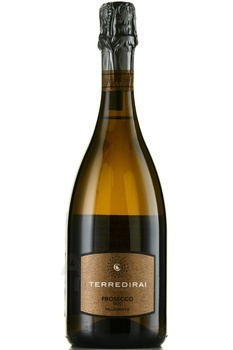 Prosecco Spumante Terredirai Treviso Millesimato - вино игристое Просекко Спуманте Терредираи Тревизо Миллесимато 0.75 л белое сухое
