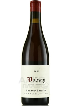 Arnaud Baillot Volnay AOC - вино Арно Байо Вольне АОС 2021 год 0.75 л красное сухое