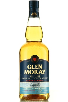 Glen Moray Single Malt Elgin Сlassic Peated - виски Глен Морей Сингл Молт Элгин Классик Питед 0.7 л