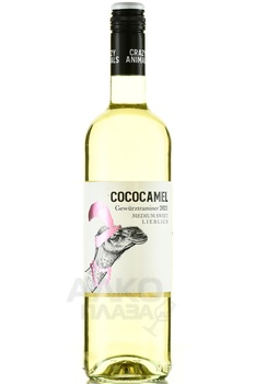 Cococamel Gewurztraminer - вино Кококемел Гевюрцтраминер 2021 год 0.75 л полусладкое белое