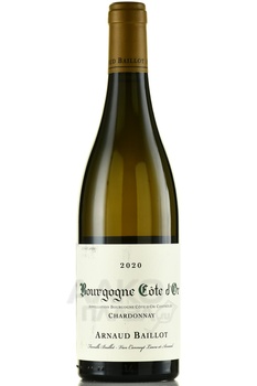 Chardonnay Bourgogne Cote d’Or AOC - вино Арно Байо Шардоне Бургонь Кот д’Ор АОС 2020 год 0.75 л белое сухое