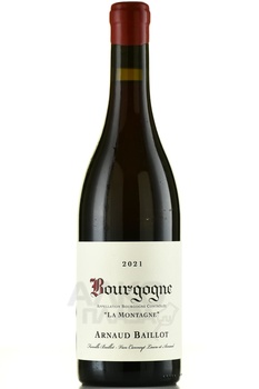 Arnaud Baillot Bourgogne La Montagne AOC - вино Арно Байо Бургонь Ля Монтань АОС 2021 год 0.75 л красное сухое