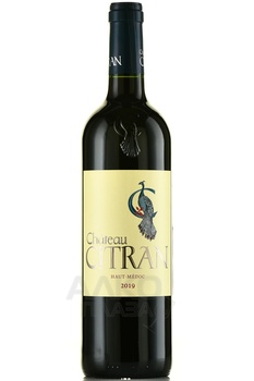 Chateau Citran Haut-Medoc AOC Cru Bourgeois - вино Шато Ситран О-Медок АОС Крю Буржуа 2019 год 0.75 л красное сухое