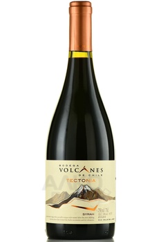 Volcanes Tectonia Syrah - вино Вулканес Тектония Сира 2020 год 0.75 л красное сухое