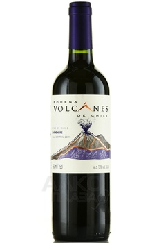 Volcanes Carmenere - вино Волканес Карменер 2021 год 0.75 л красное сухое