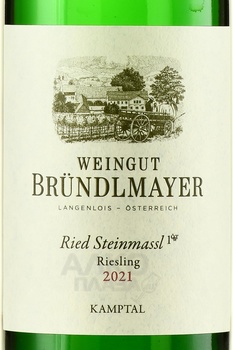 Riesling Ried Steinmassl 1 OTW - вино Рислинг Рид Штайнмассль 1 ОТВ 2021 год 0.75 л белое полусухое