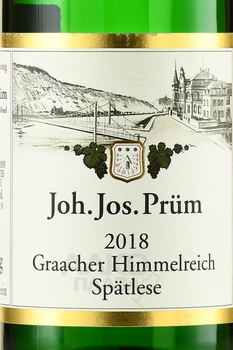 Graacher Himmelreich Spatlese - вино Граахер Химмельрайх Шпетлезе 2018 год 0.75 л белое сладкое