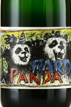 Party Panda - вино игристое Пати Панда 2021 год 0.75 л белое экстра брют