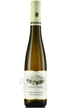 Fritz Haag Brauneberger Juffer Sonnenuhr Riesling Auslese Mosel - вино Фриц Хааг Браунбергер Юффер Зонненур Рислинг Ауслезе Мозель 2018 год 0.375 л белое сладкое