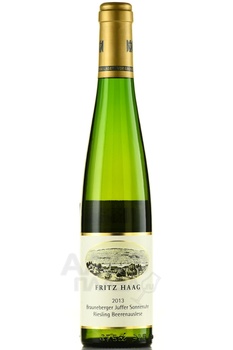 Fritz Haag Brauneberger Juffer Sonnenuhr Riesling Beerenauslese - вино Фриц Хааг Браунбергер Юффер Зонненур Рислинг Беренауслезе 2013 год 0.375 л белое сладкое