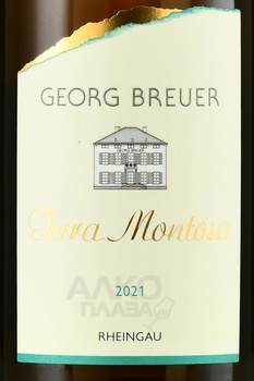 Georg Breuer Terra Montosa Rheingau - вино Георг Броер Терра Монтоза Райнгау 2021 год 0.75 л белое полусухое