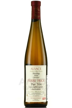 Pierre Frick Riesling Carriere Alsace - вино Пьер Фрик Рислинг Каррьер Эльзас 2020 год 0.75 л белое сухое