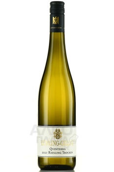 Kuhling-Gillot Qvinterra Riesling Trocken Rheinhessen - вино Кюллинг-Гиллот Квинтера Рислинг Трокен Райнхессен 2021 год 0.75 л белое сухое