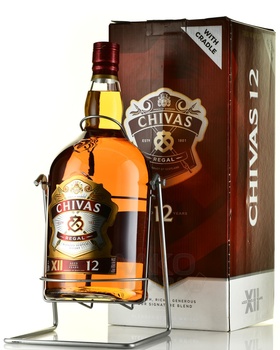 Whisky Chivas Regal 12 years gift box - виски Чивас Ригал 12 лет 4.5 л в п/у