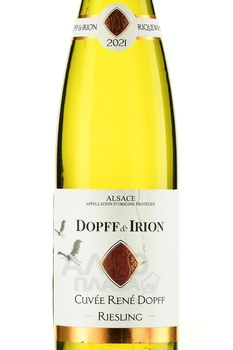 Riesling Dopff & Irion Tradition Alsace - вино Рислинг Допфф и Ирион Традисьон Эльзас АОС 0.75 л белое сухое