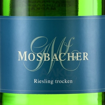 Mosbacher Riesling Trocken - вино Мосбахер Рислинг Трокен 2022 год 1 л белое сухое